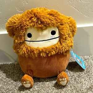Squishmallow Benny Courdouroy Bigfoot 8” BNWT